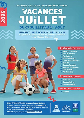 Accueils loisirs juillet