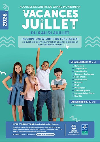 accueil de loisirs juillet 2026