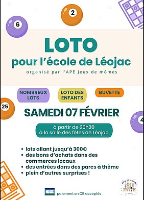 loto école 7 février 2026