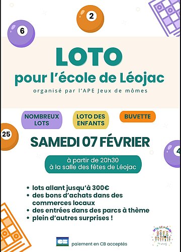 loto école 7 février 2026