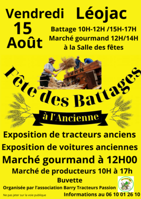 Fête des battages 2025