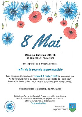 cérémonie 8 mai 2026 